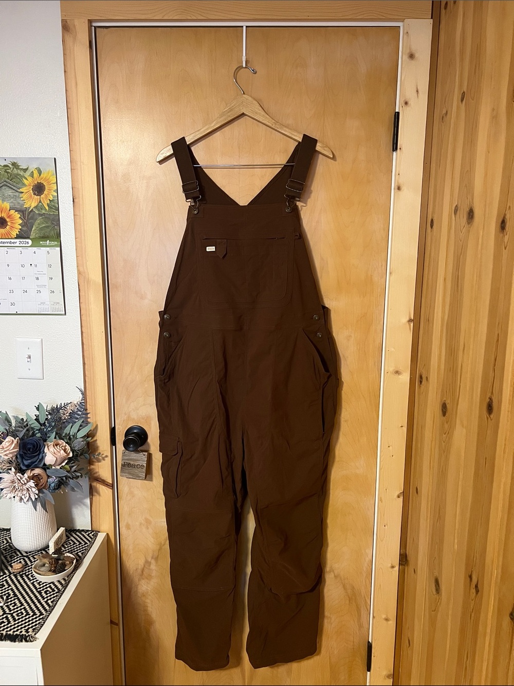 Duluth Trading Co Brown Women's Quickdry Overalls